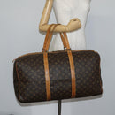 LOUIS VUITTON Monogram Sac Spool 55 Boston Bag Vintage M41622 LV Auth 142624-22