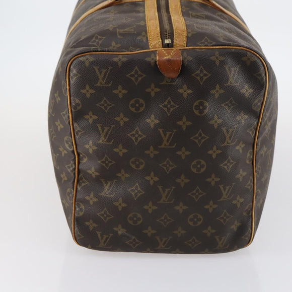 LOUIS VUITTON Monogram Sac Spool 55 Boston Bag Vintage M41622 LV Auth 142624
