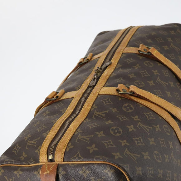 LOUIS VUITTON Monogram Sac Spool 55 Boston Bag Vintage M41622 LV Auth 142624