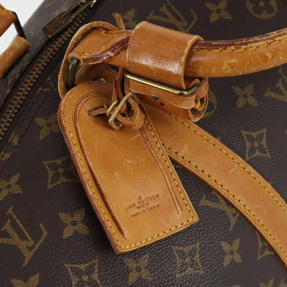 LOUIS VUITTON Monogram Keepall 55 Boston Bag M41424 LV Auth 142779