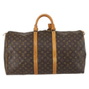 LOUIS VUITTON Monogram Keepall 55 Boston Bag M41424 LV Auth 142779-2