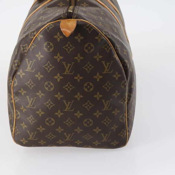 LOUIS VUITTON Monogram Keepall 55 Boston Bag M41424 LV Auth 142779