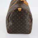 LOUIS VUITTON Monogram Keepall 55 Boston Bag M41424 LV Auth 142779-4