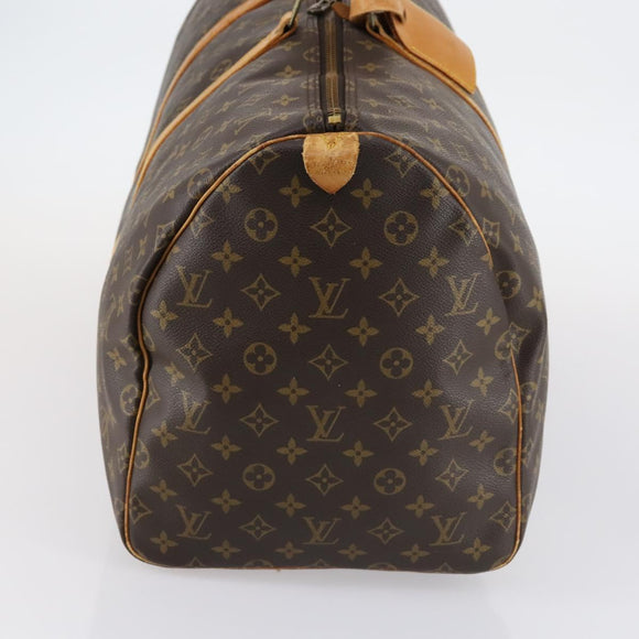 LOUIS VUITTON Monogram Keepall 55 Boston Bag M41424 LV Auth 142779