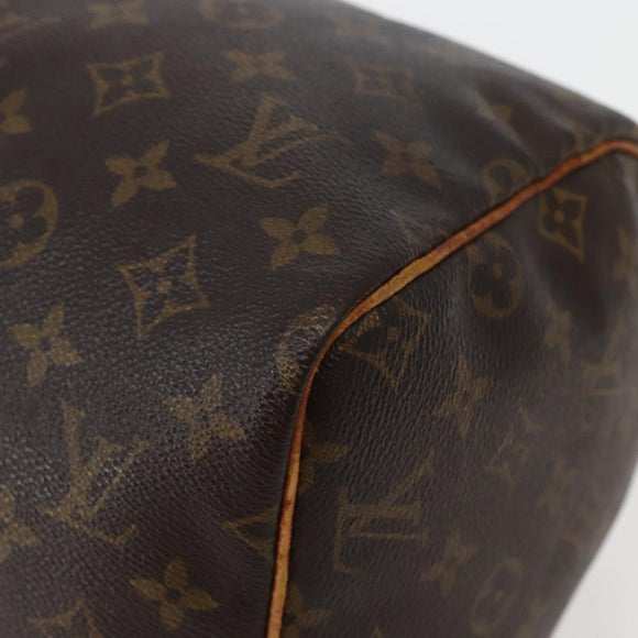 LOUIS VUITTON Monogram Speedy 30 Hand Bag M41526 LV Auth 142629