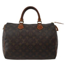 LOUIS VUITTON Monogram Speedy 30 Hand Bag M41526 LV Auth 142629-13