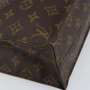 LOUIS VUITTON Monogram Sac Plat Hand Bag M51140 LV Auth 142639-14
