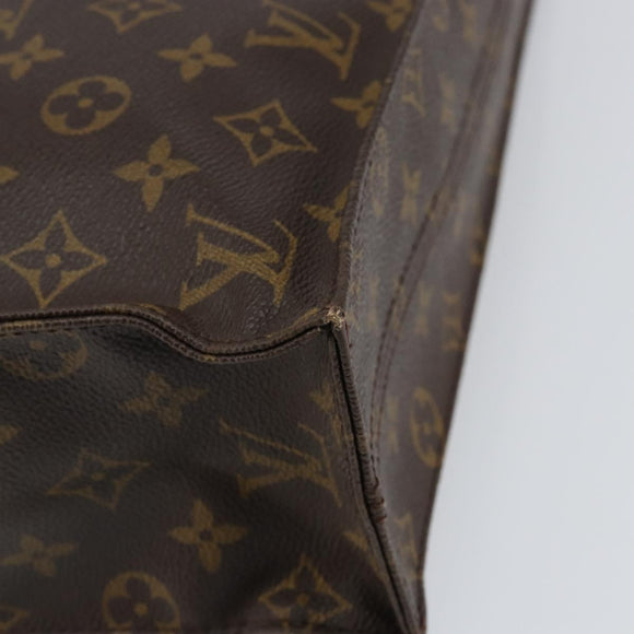 LOUIS VUITTON Monogram Sac Plat Hand Bag M51140 LV Auth 142639