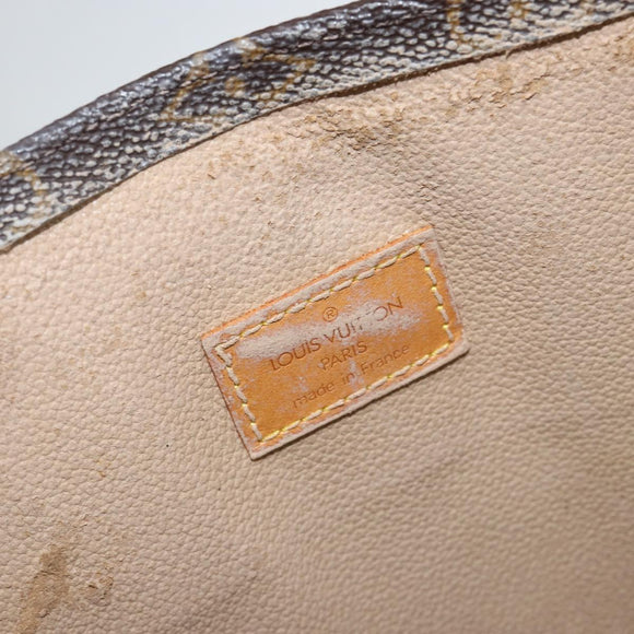 LOUIS VUITTON Monogram Sac Plat Hand Bag M51140 LV Auth 142639