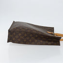 LOUIS VUITTON Monogram Sac Plat Hand Bag M51140 LV Auth 142639-3