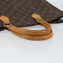 LOUIS VUITTON Monogram Sac Plat Hand Bag M51140 LV Auth 142639-7