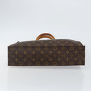 LOUIS VUITTON Monogram Sac Plat Hand Bag M51140 LV Auth 142639-5
