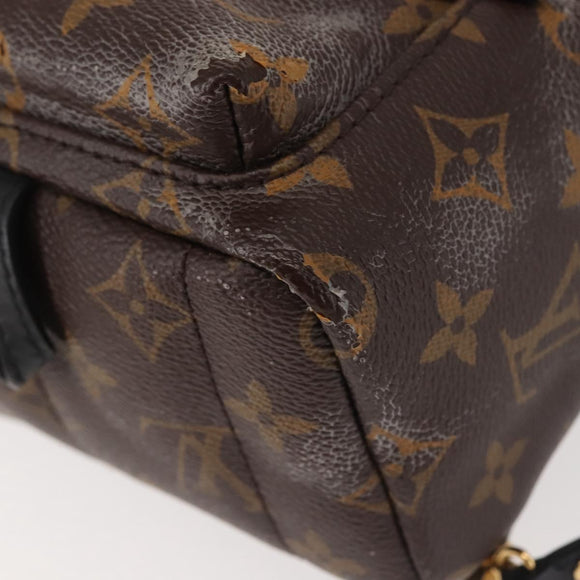 LOUIS VUITTON Monogram Palm Springs MINI Backpack M44873 LV Auth 142640