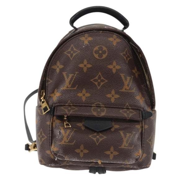 LOUIS VUITTON Monogram Palm Springs MINI Backpack M44873 LV Auth 142640