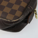 LOUIS VUITTON Damier Ebene Trousse Toilette25 Clutch Bag N47624 LV Auth 142642-10