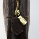 LOUIS VUITTON Damier Ebene Trousse Toilette25 Clutch Bag N47624 LV Auth 142642-12