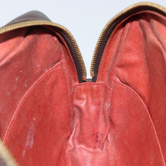 LOUIS VUITTON Damier Ebene Trousse Toilette25 Clutch Bag N47624 LV Auth 142642