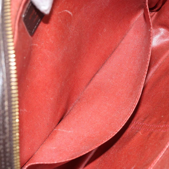 LOUIS VUITTON Damier Ebene Trousse Toilette25 Clutch Bag N47624 LV Auth 142642