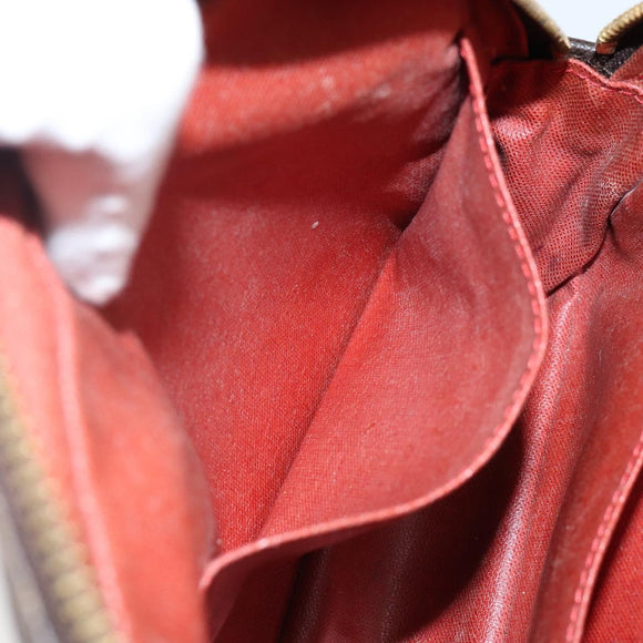 LOUIS VUITTON Damier Ebene Trousse Toilette25 Clutch Bag N47624 LV Auth 142642