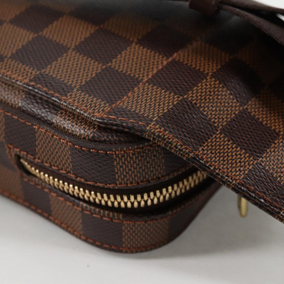 LOUIS VUITTON Damier Ebene Geronimos Shoulder Bag N51994 LV Auth 142643V