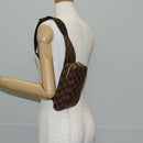 LOUIS VUITTON Damier Ebene Geronimos Shoulder Bag N51994 LV Auth 142643V-23