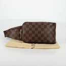 LOUIS VUITTON Damier Ebene Geronimos Shoulder Bag N51994 LV Auth 142643V-12