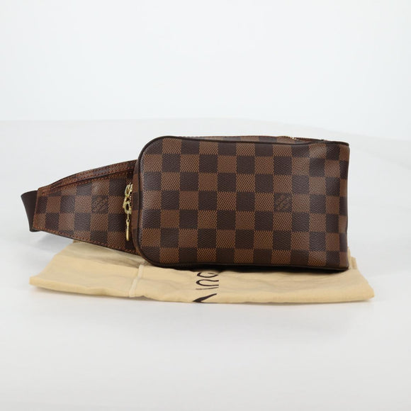 LOUIS VUITTON Damier Ebene Geronimos Shoulder Bag N51994 LV Auth 142643V