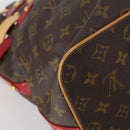 LOUIS VUITTON Monogram Ruby Sarina MM Tote Bag Red M95611 LV Auth 136007-17