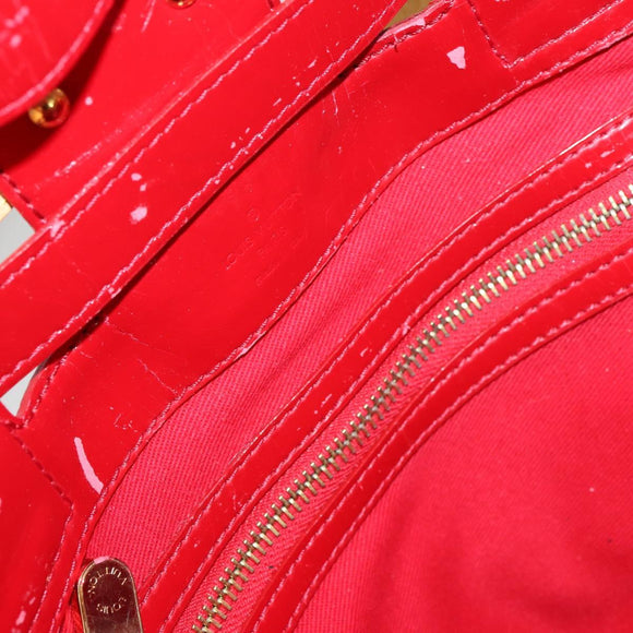 LOUIS VUITTON Monogram Ruby Sarina MM Tote Bag Red M95611 LV Auth 136007