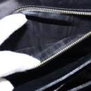 CELINE Horse Carriage Shoulder Bag Leather Black Gold Auth 142650-22