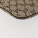 GUCCI GG Supreme Web Sherry Line Bag PVC Beige Gold 904 02 047 Auth 142652-16