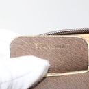 GUCCI GG Supreme Web Sherry Line Bag PVC Beige Gold 904 02 047 Auth 142652-12