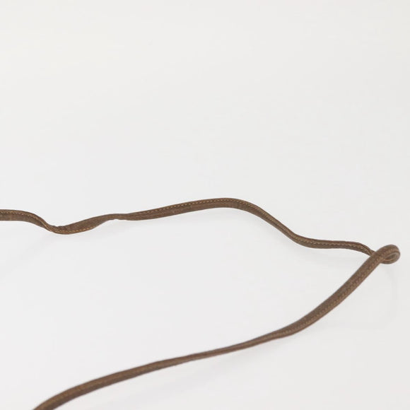 GUCCI GG Supreme Web Sherry Line Bag PVC Beige Gold 904 02 047 Auth 142652