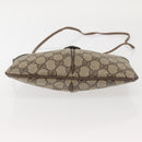 GUCCI GG Supreme Web Sherry Line Bag PVC Beige Gold 904 02 047 Auth 142652-5