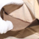 GUCCI GG Supreme Web Sherry Line Bag PVC Beige Gold 904 02 047 Auth 142653-22