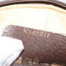 GUCCI GG Supreme Web Sherry Line Bag PVC Beige Gold 904 02 047 Auth 142653-23