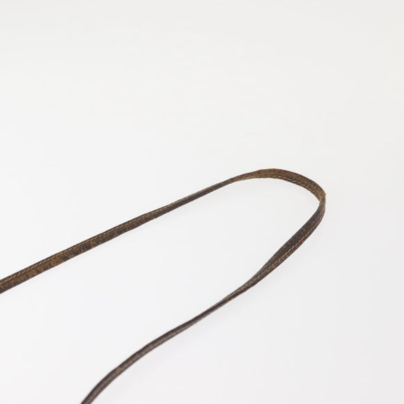 GUCCI GG Supreme Web Sherry Line Bag PVC Beige Gold 904 02 047 Auth 142653