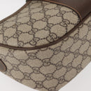 GUCCI GG Supreme Web Sherry Line Bag PVC Beige Gold 001.123.6177 Auth 142654-10