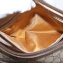 GUCCI GG Supreme Web Sherry Line Bag PVC Beige Gold 001.123.6177 Auth 142654-20