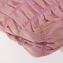 PRADA Shoulder Bag Nylon Pink Silver Auth 142659-15