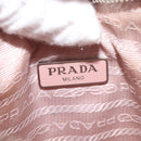 PRADA Shoulder Bag Nylon Pink Silver Auth 142659-19