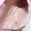 PRADA Shoulder Bag Nylon Pink Silver Auth 142659-10