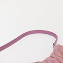 PRADA Shoulder Bag Nylon Pink Silver Auth 142659-8