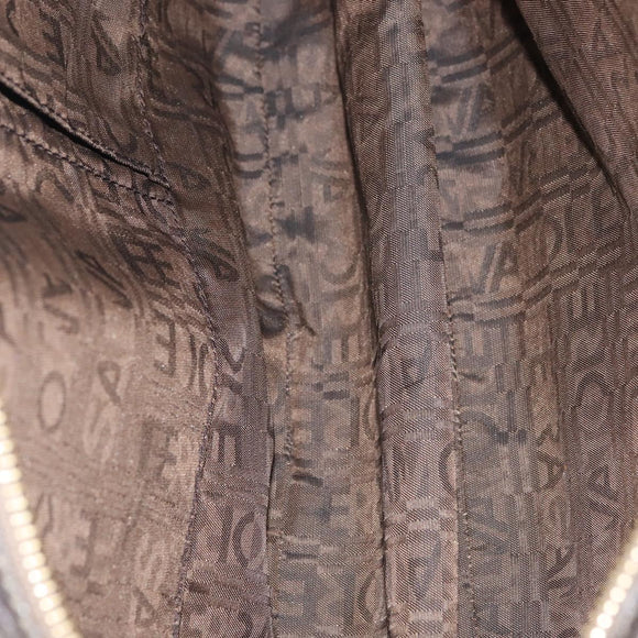 Salvatore Ferragamo Tote Bag Leather Silver Auth 142662