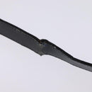 Salvatore Ferragamo Gancini Hand Bag Leather Navy Gold Auth 142667-9