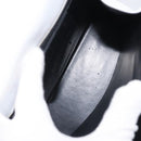 Salvatore Ferragamo Gancini Hand Bag Leather 2way White Gold Auth 142669-11