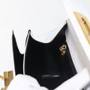 Salvatore Ferragamo Gancini Hand Bag Leather 2way White Gold Auth 142669-22