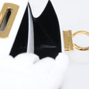 Salvatore Ferragamo Gancini Hand Bag Leather 2way White Gold Auth 142669-25