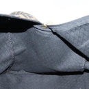 FENDI Zucca Canvas Boston Bag PVC Black Brown gold Auth 142675-18