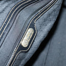 FENDI Zucca Canvas Boston Bag PVC Black Brown gold Auth 142675-20